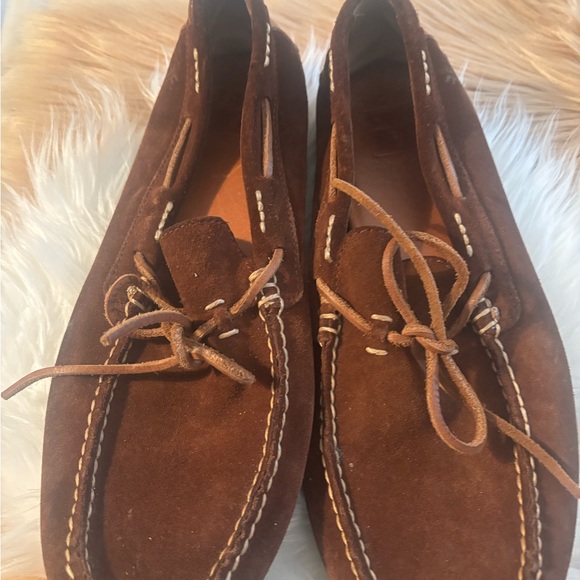 Frye Dark Brown Suede Loafers - Picture 2 of 7